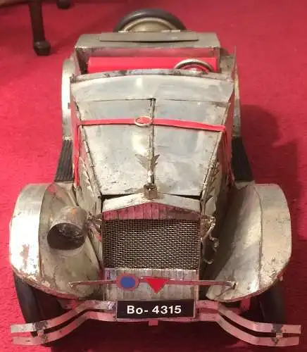 Originelles Modell eines Rolls Royce aus Weißblech, Unikat