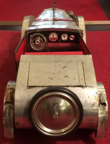 Originelles Modell eines Rolls Royce aus Weißblech, Unikat