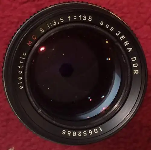 Cameraobjektiv electric MC S 1:3,5 f=135“ Nr. 