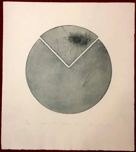 Siebdruck auf dünnem Karton von Imre Kocsis, ohne Titel, ungerahmt, 10/100