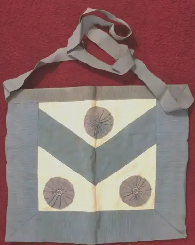 Alter Freimaurer-Schurz, wohl aus den 1940er Jahren