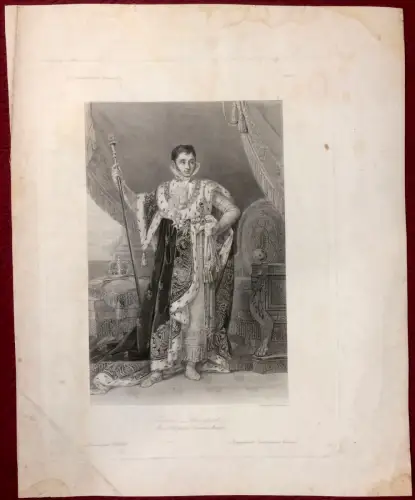 Kupferstich „Jérôme Bonapart“ von Andrei F. Belloli und Louis J. I. Desjardins