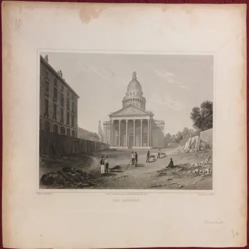 Stahlstich „THE PANTHEON“ von Robert Batty und Charles Heath