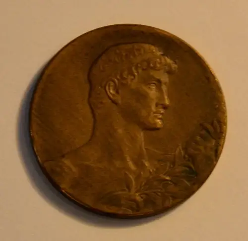 Sportmedaille,4.Preis,4 x 100 m Staffel,1921,Dt.Württemb.Meisterschaften,Bronze