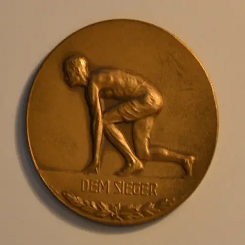 Sportmedaille,2.Preis,75 m,Damen 1922,Dt.Sportbehörde f.Leichtathletik,Bronze