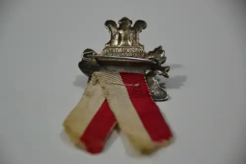 Anstecker, Abzeichen, Harfe, Gesangsverein Ebern, versilbert