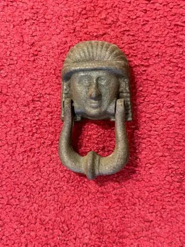 Türklopfer,aegyptischer Kopf, Gußeisen,Eisen, um 1900
