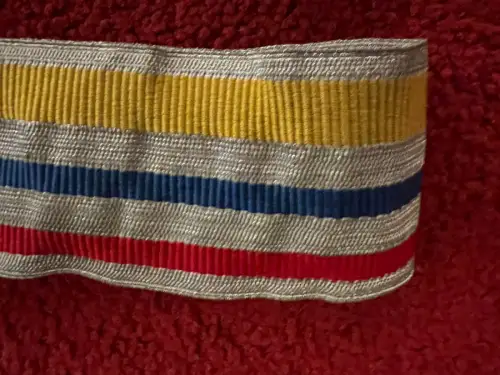 Studentika, Burschenschaft, Bänder, Gelb, Blau, Rot