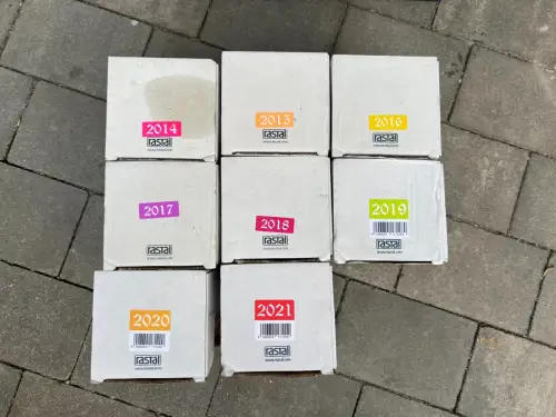 Bierkrüge, Maßkrüge, 8 Stück , Oktoberfest 2014 - 2021, Originale, 1 Liter