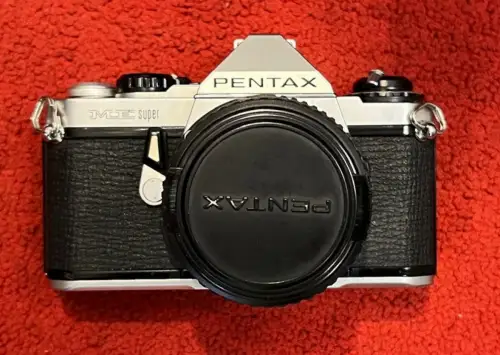 Kamera, PENTAX ME SUPER, gebraucht, incl. 3 Objektive- Pentax,Hanimex,Soligor