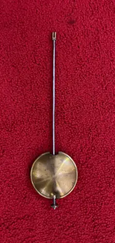Pendel, für Wanduhr, Höhe 22 cm, Durchmesser 5,5 cm, Gewicht 219,1 gr