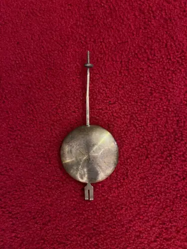 Pendel, für Wanduhr, Höhe 14 cm, Durchmesser 5,2 cm, Gewicht 134,7 gr