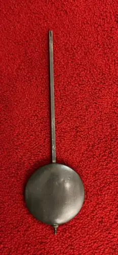 Pendel, für Wanduhr, Höhe 24,5 cm, Durchmesser 7 cm, Gewicht 95,8 gr