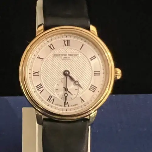 Armbanduhr, Damen, Frederique Constant Classic Slimline Seconds, 2,8 cm