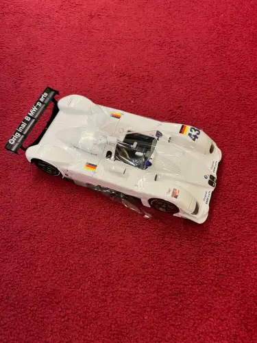 Modelauto, BMW V12 MLR, Nr. 43,  1:18,Für Sammler, Weiß, orig. verpackt