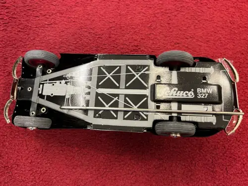 Modelauto, BMW 327 Coupe, Schuko, 1937-1941, 1:18, schwarz-rot, orig. verpackt,