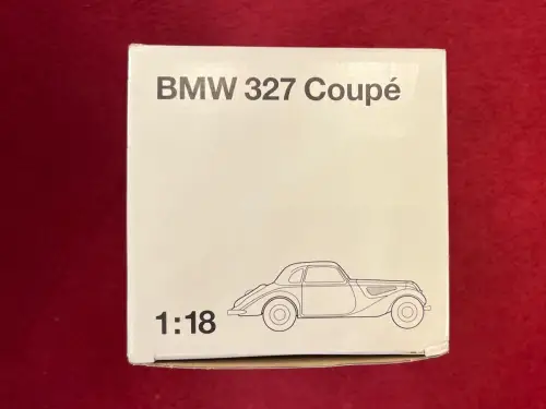 Modelauto, BMW 327 Coupe, Schuko, 1937-1941, 1:18, schwarz-rot, orig. verpackt,