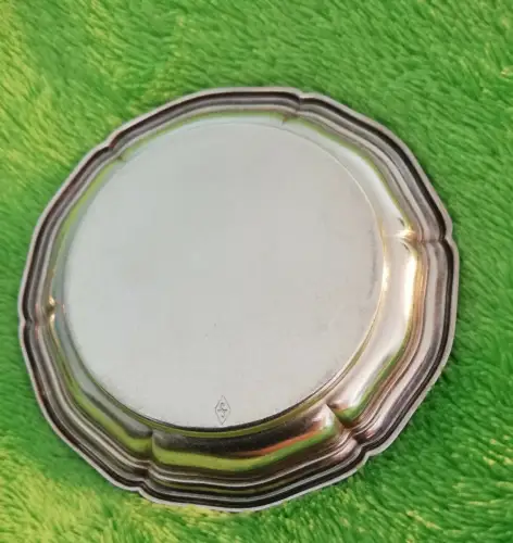 Unterteller versilbert, 3 Stück