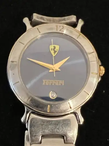 Armbanduhr, Herren, Ferrari, Rund, Orig. Armband, Siehe Fotos