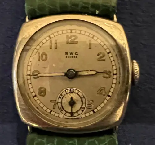 Armbanduhr, Damen, BWC, Mechanisch,Handaufzug, 26 mm x 26 mm, 1930 - 1940