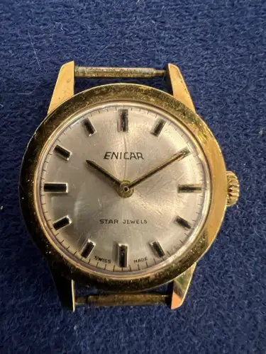 Armbanduhr, Enicar, Damen,mechanisch,Handauzug, 690-19-02, 1960-er,