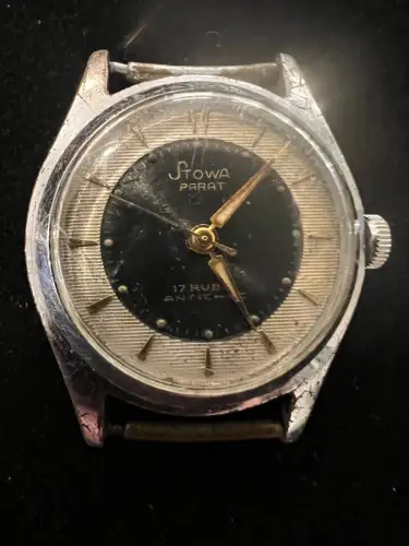 Armbanduhr, Stowa-Parat, Herren, Vintage, Ø 30 mm, 17 Rubis, Antichoc