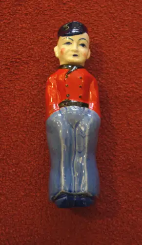  Porzellan,Flasche,Seemann,grotesk flask bottle decanter modernist Nippes .