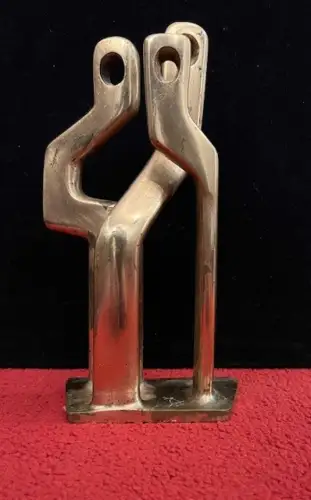 Bronze,Plastik, Skulptur, Kunst,Heinz Pfeiffer,Signiert, München,1977,H: 22,5 cm