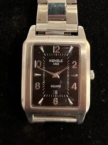 Armbanduhr,Herren,Quarz,Kienzle, 1822, rechteckig, Siehe Fotos und Beschreibung