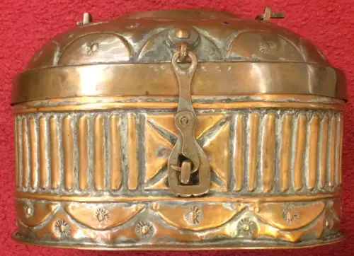 Türkische Hamam-Seifendose aus Kupfer aus der Zeit des Osmanischen Reiches