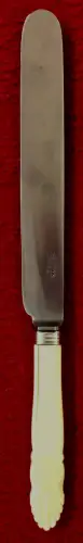 Vorlegemesser aus Edelstahl mit Griff aus Bein, London, 19. Jahrhundert