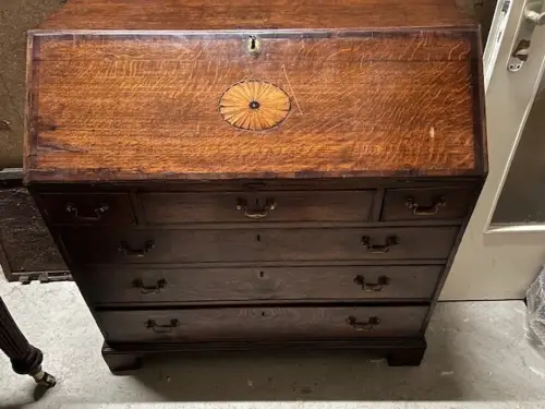 Möbel, Sekretär, Mahagoni, England, 19. Jhdt., Siehe Fotos und Beschreibung