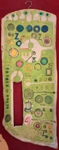 Objekt „4-3-Z-A“ von Edmund Kieselbach, signiert, 1969