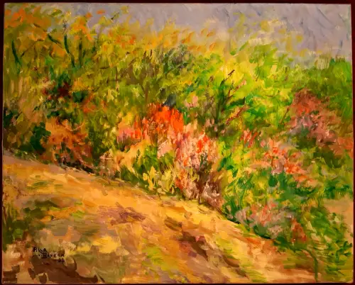 Ölgemälde mit Blumen im impressionistischen Stil von Pilar von Wittelsbach