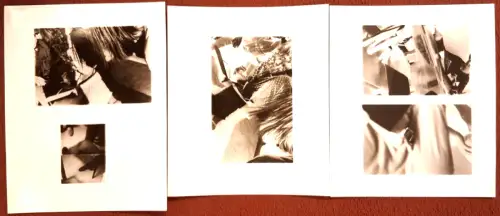 Fünf Schwarzweiß-Photographien von Silke Großmann, 1970er Jahre