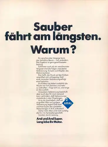Aral-Super-1973-Reklame-Werbung-genuineAdvertising-nl-Versandhandel