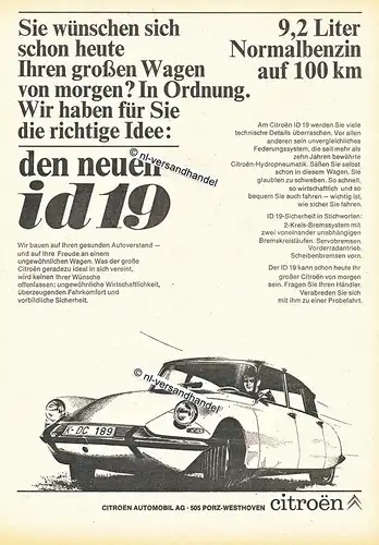 Citroen-ID19-1966-Reklame-Werbung-genuine Advertising -nl-Versandhandel