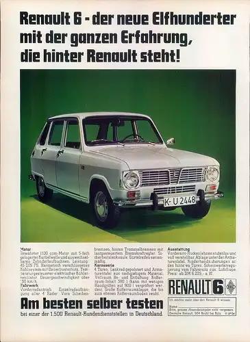 RENAULT 6  - 1971