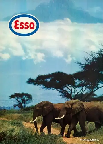 ESSO-TIERREICH-1971-Reklame-Werbung-genuine Ad-La publicité-nl-Versandhandel