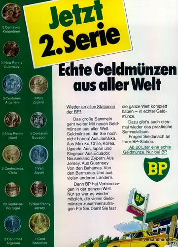BP-MÜNZEN-WELT-1971-Reklame-Werbung-genuine Ad-La publicité-nl-Versandhandel