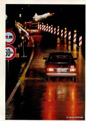 MERCEDES BENZ-S KLASSE-1981-Reklame-Werbung-genuine Ad-La publicité-nl-Versand