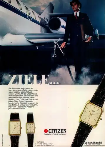 CITIZEN-PERMA BRIGHT-1981-Reklame-Werbung-genuine Advert-La publicité-nl-Versand