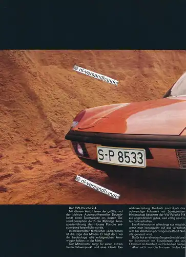 VW-Porsche-1969-Reklame-Werbung-genuine Advertising - nl-Versandhandel