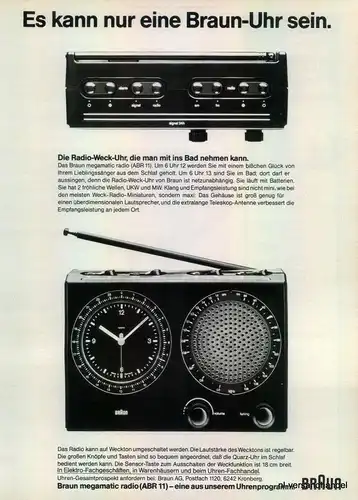 BRAUN-MEGAMATIC-´81-Reklame-Werbung-genuine Advert-La publicité-nl-Versandhandel