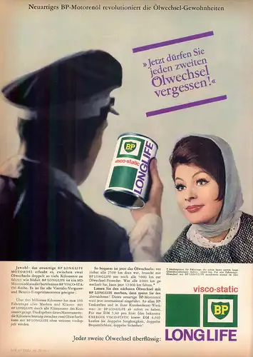 BP-Motoröl-Visco-Static-1963-Reklame-Werbung-genuineAdvertising-nl-Versandhandel