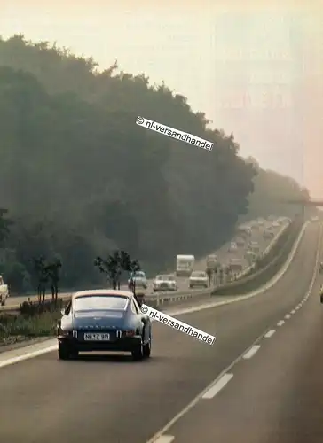 Porsche-911E-Coupe-1969-Reklame-Werbung-genuine Advertising - nl-Versandhandel