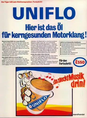 ESSO-NEU-1968-Reklame-Werbung-genuine Advert-La publicité-nl-Versandhandel
