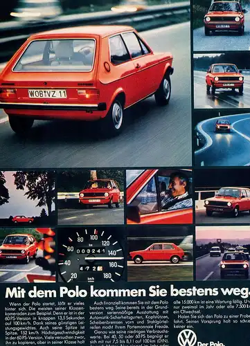 VW-Polo-GLS-1977-Reklame-Werbung-vintage print ad-Vintage Publicidad