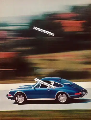 Porsche-911S-1970-Reklame-Werbung-genuine Advertising - nl-Versandhandel