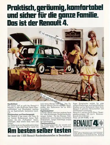 Renault-R4-01-1971-Reklame-Werbung-genuine Advertising -nl-Versandhandel
